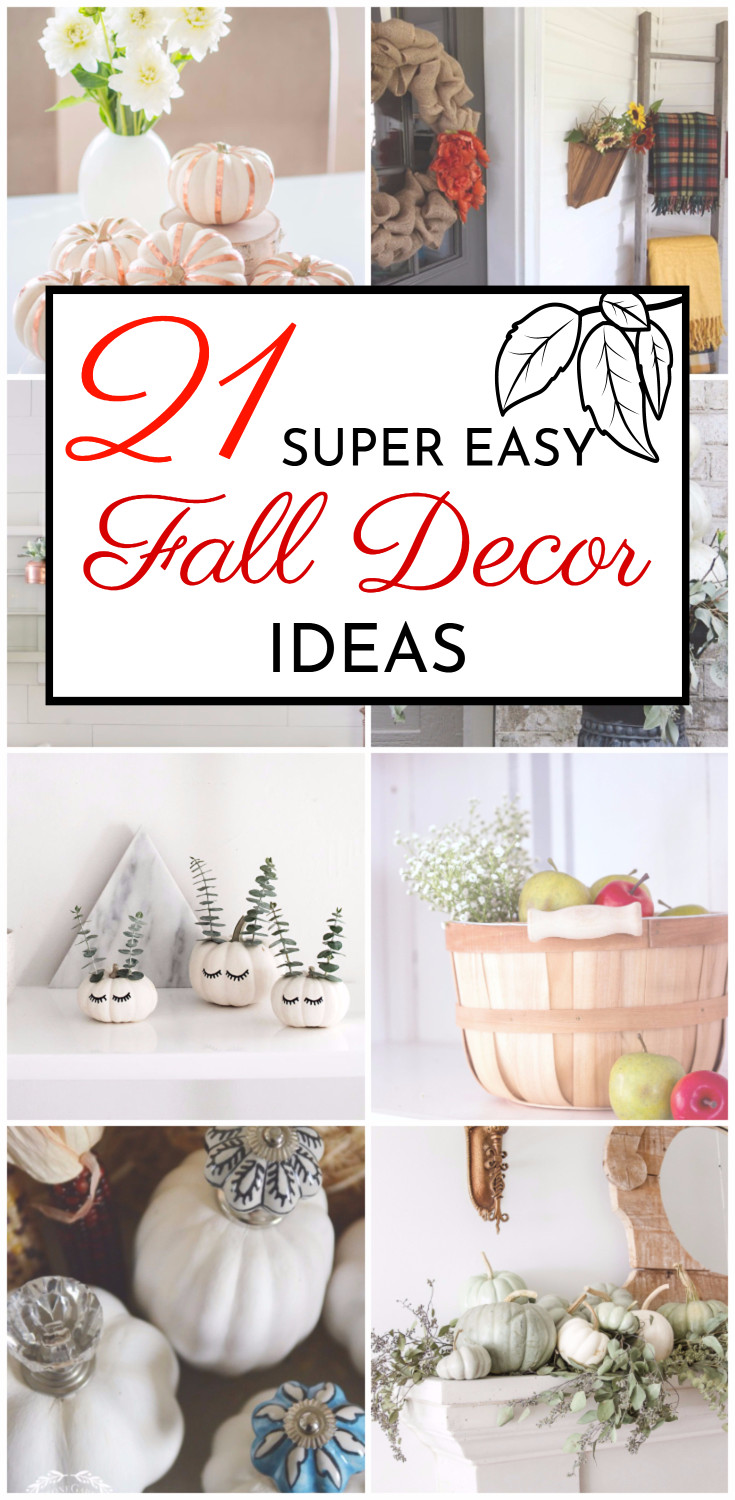 21 super easy fall decor ideas