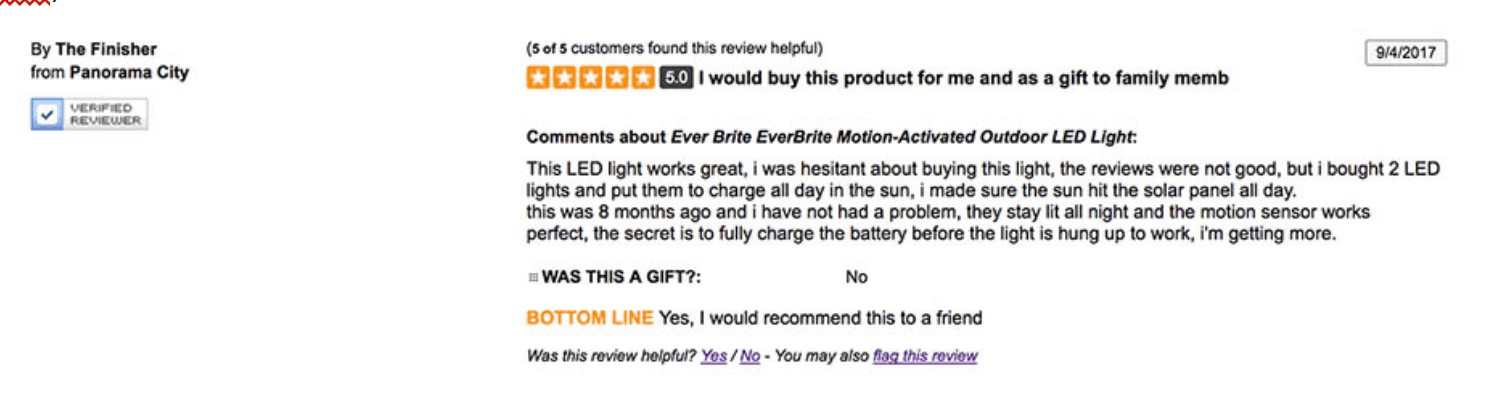 review_4 EverBrite Lighting and Its Alternatives Reviews