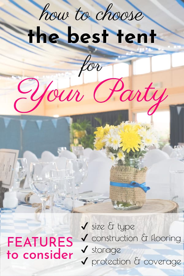 Best Party tent review - features to consider