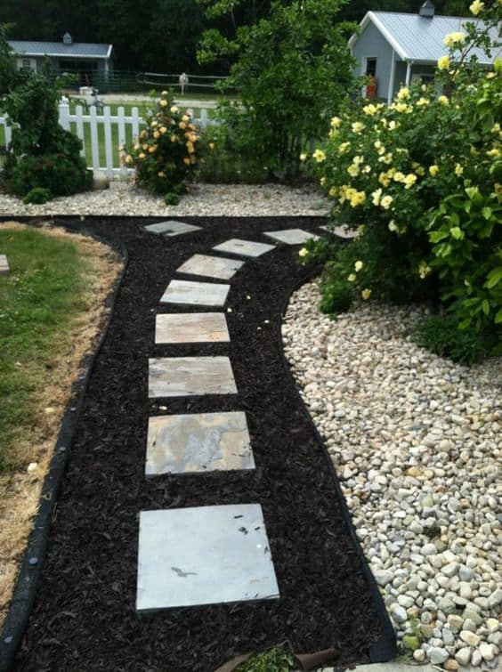 Curving pathway