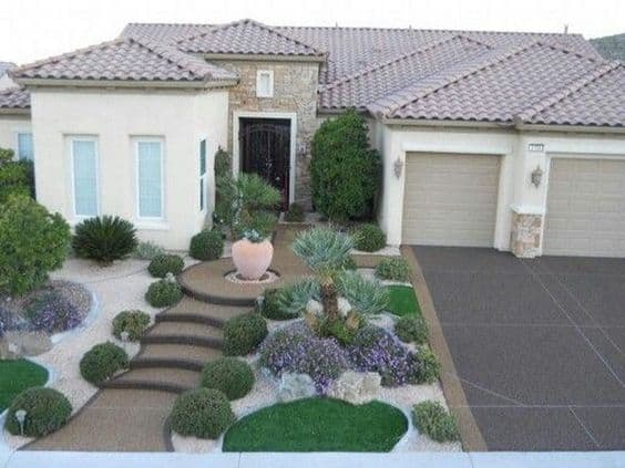 creating an oasis garden through your front door 