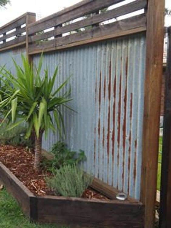 incorporating metal into your wooden fence