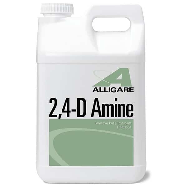 A white gallon of 2,4-D Amine