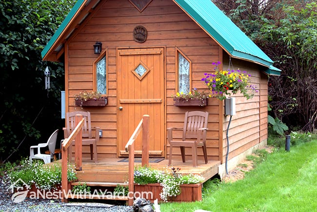 A tiny house with stylish design and has all of the comforts of home