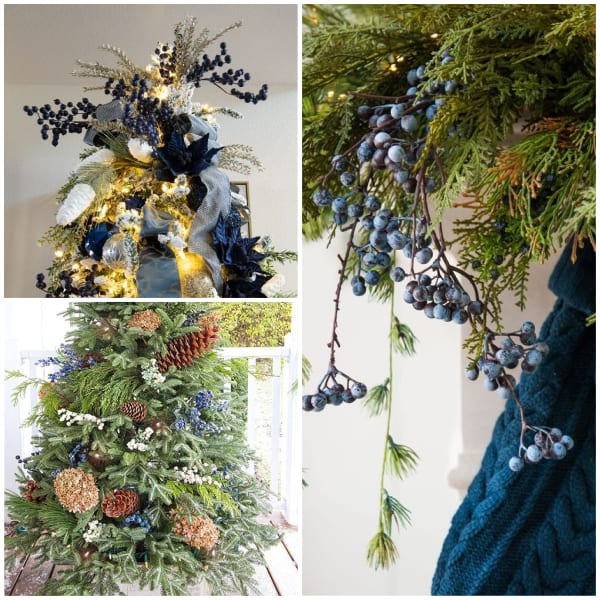 Blueberry Christmas tree decoration ideas
