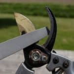 Sharpening garden tools