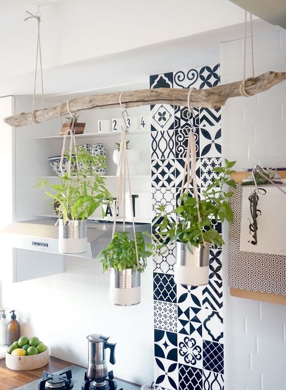 How to hang plants from a ceiling: Earthy and rustic elements #ceiling #indoorGardenIdeas #indoorgardendesigns #indoorgardenapartment #apartmentindoorgarden #apartmentgardening #plants