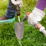 cleaning gardening tools