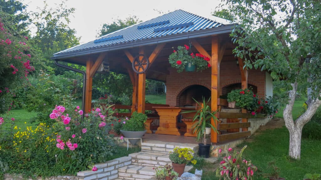 Pavilion in the garden
